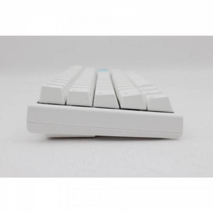 Tastatura Ducky One 2 Mini Cherry MX Silent Red Mecanica, RGB LED, USB, Pure White 