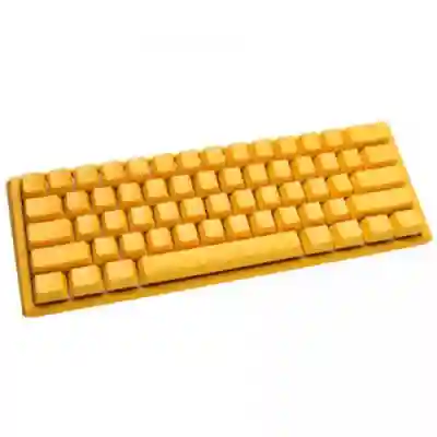 Tastatura Ducky One 3 Yellow Mini Cherry MX Brown, USB, Yellow