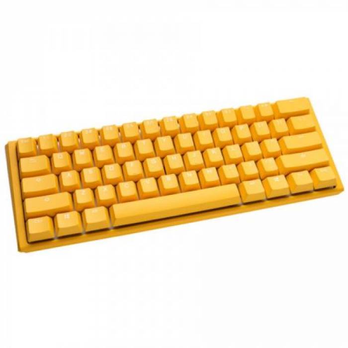 Tastatura Ducky One 3 Yellow Mini Cherry MX Brown, USB, Yellow