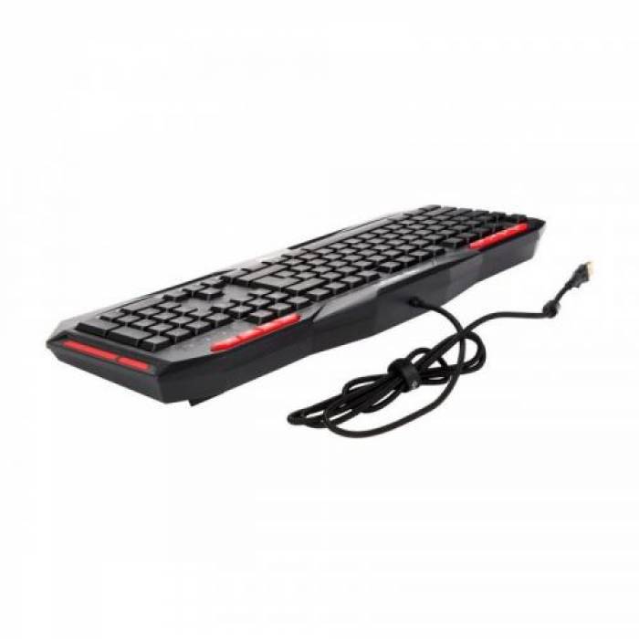 Tastatura Gamdias Ares P1 RGB LED, USB, Black