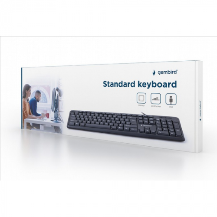 Tastatura Gembird KB-U-103-RU, USB, Black