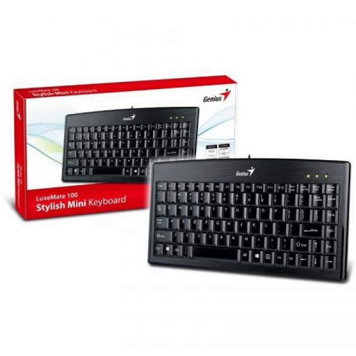 Tastatura Genius LuxeMate 100, USB, black