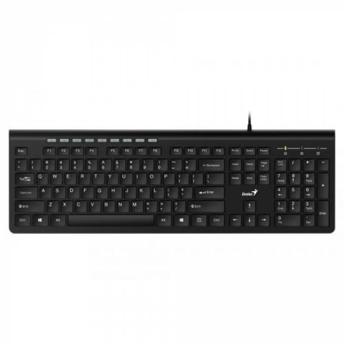 Tastatura Genius SlimStar 230, USB, black