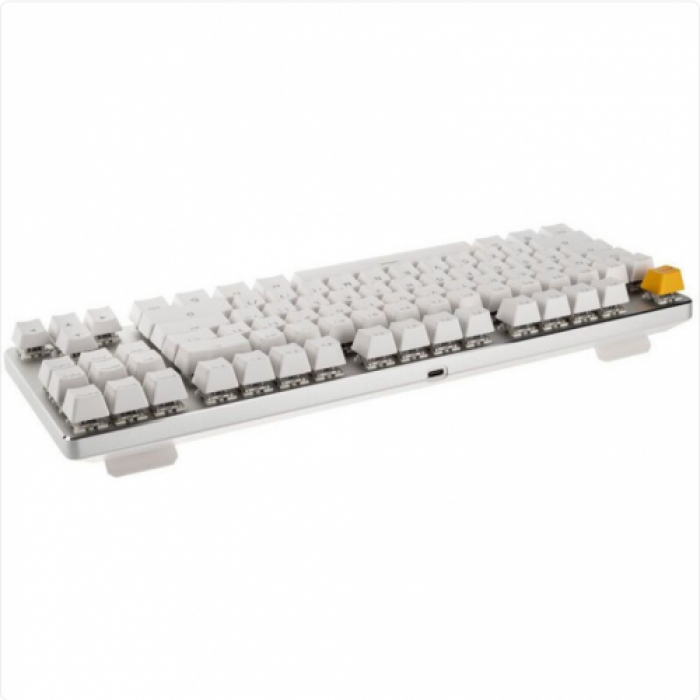 Tastatura Glorious PC Gaming Race GMMK TKL Gateron Brown Mecanica Ice Edition, RGB LED, USB, White