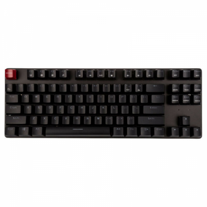 Tastatura Glorious PC Gaming Race GMMK TKL Gateron Brown Mecanica, RGB LED, USB, Black