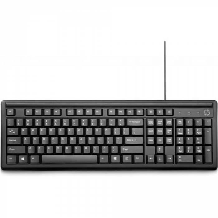 Tastatura HP 100, USB, Black