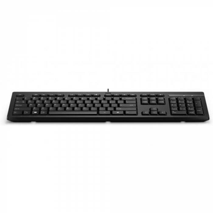 Tastatura HP 125, USB, Black