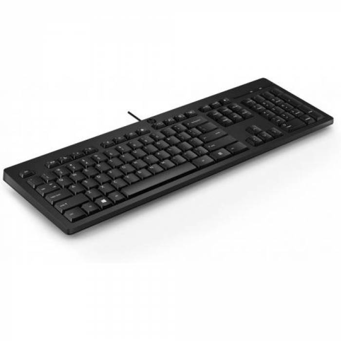 Tastatura HP 125, USB, Black