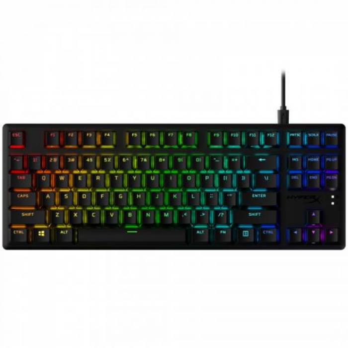 Tastatura HP HyperX Alloy Origins Core TKL PBT Red Switch, RGB LED, USB, Black