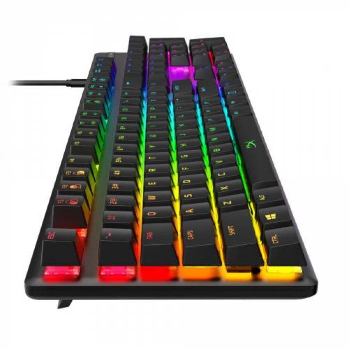 Tastatura HP HyperX Alloy Origins Red Switch, RGB LED, USB, Black