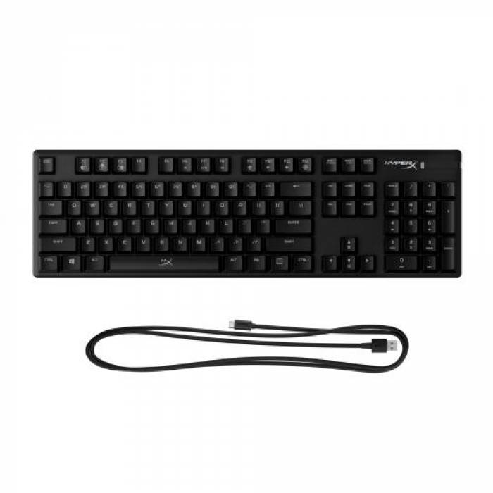 Tastatura HP HyperX Alloy Origins Red Switch, RGB LED, USB, Black