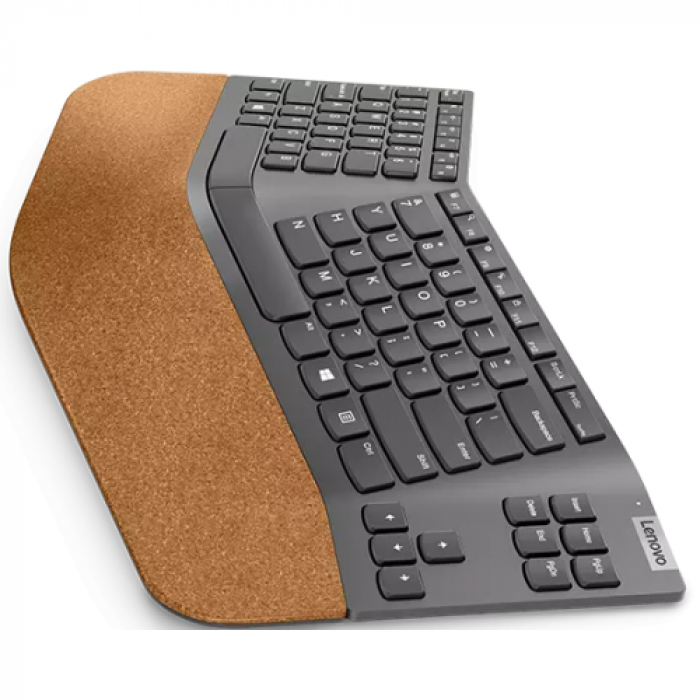 Tastatura Lenovo Go Split, USB Wireless, Grey