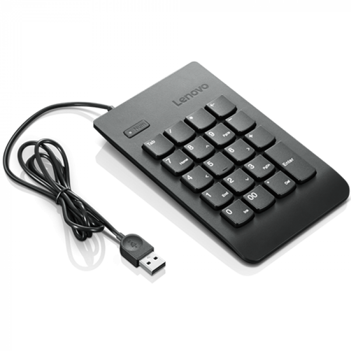 Tastatura Lenovo Numeric Keypad Gen2, USB, Black