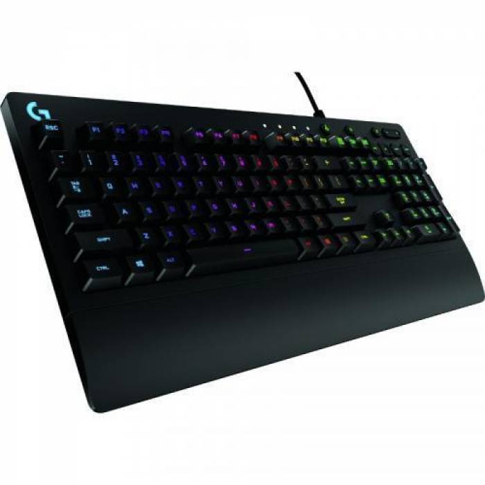 Tastatura Logitech G213 Prodigy, RGB LED, USB, Layout UK, Black