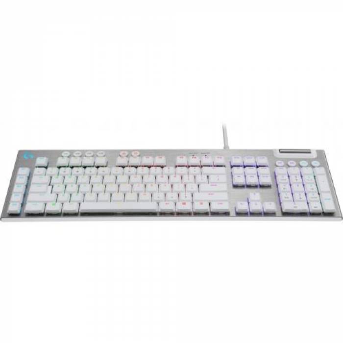 Tastatura Logitech G815 GL Tactile Switch, RGB LED, USB, Layout US, White