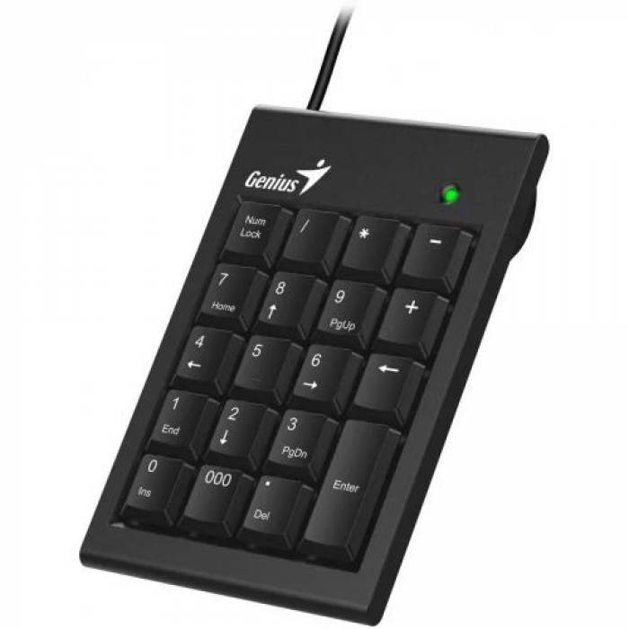 Tastatura numerica Genius Numpad 100, USB, Black