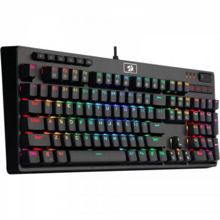 Tastatura Redragon Manyu RGB LED, USB, Black