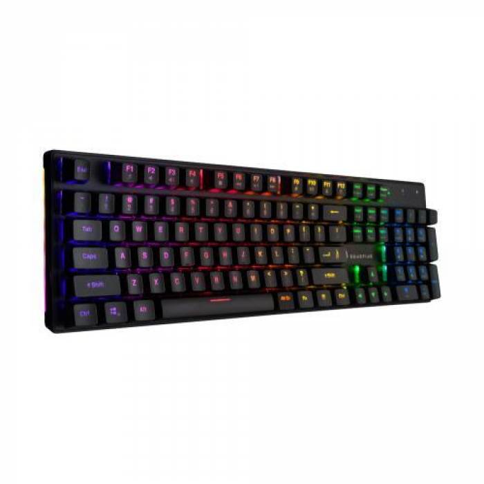 Tastatura SureFire by Verbatim KingPin M2, RGB LED, USB, Black