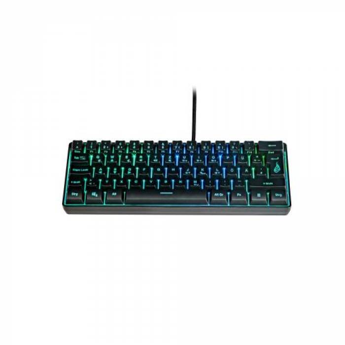 Tastatura SureFire by Verbatim KingPin X1, RGB LED, USB, Black