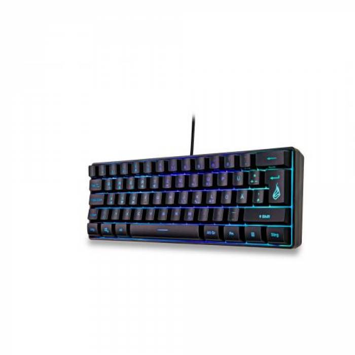 Tastatura SureFire by Verbatim KingPin X1, RGB LED, USB, Black