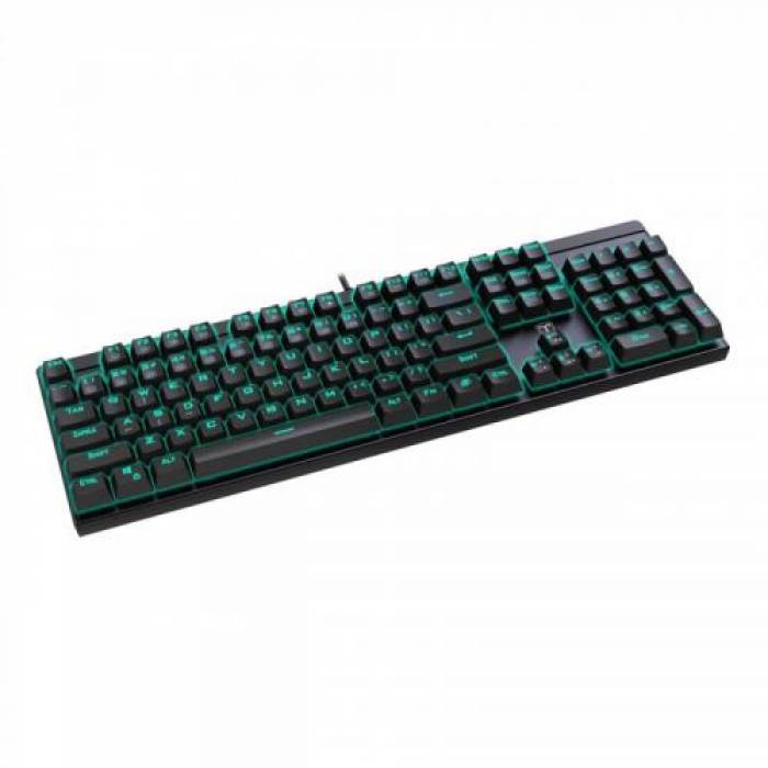 Tastatura T-Dagger Escort, Blue LED, USB, Black