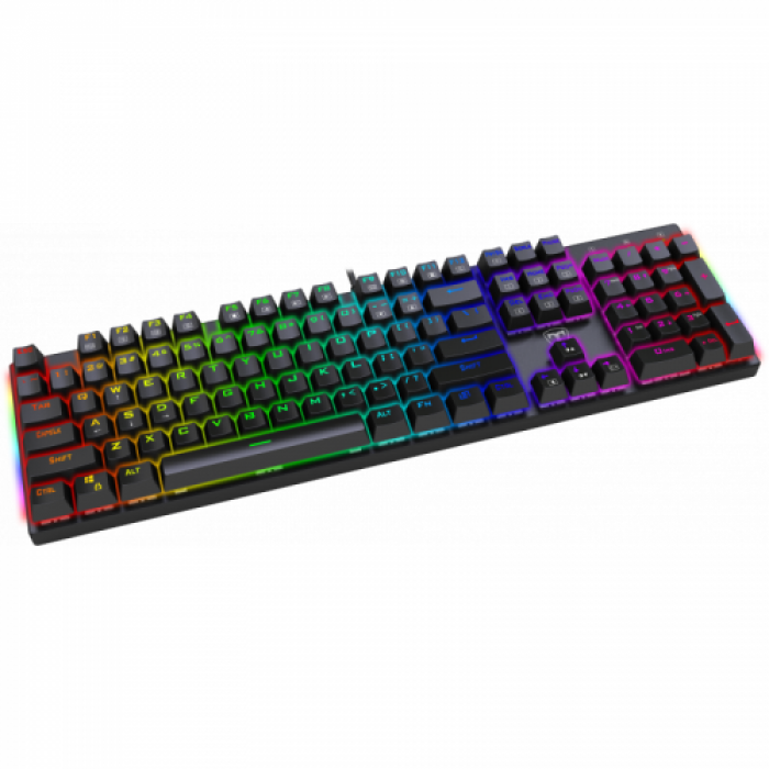 Tastatura T-Dagger Frigate, RGB LED, USB, Black