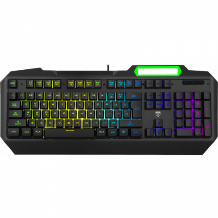 Tastatura T-Dagger Gunboat, RGB LED, USB, Black