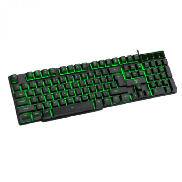 Tastatura T-Dagger Liner, RGB LED, USB, Black