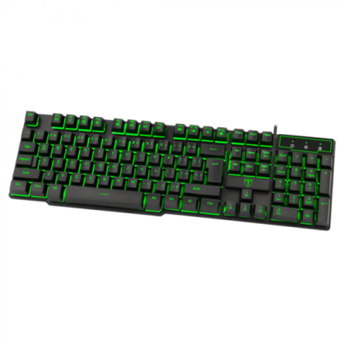 Tastatura T-Dagger Liner, RGB LED, USB, Black