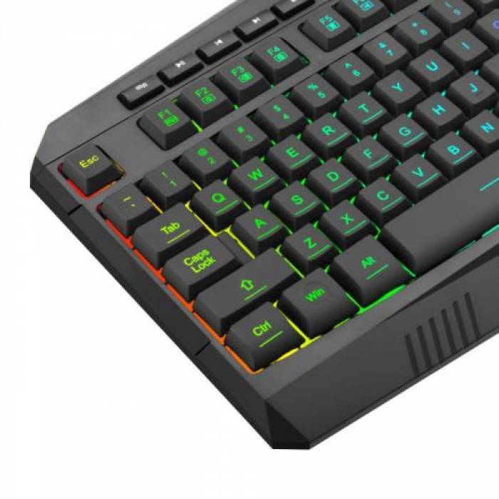 Tastatura T-Dagger Submarine, RGB LED, USB, Black