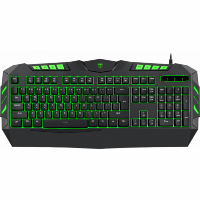 Tastatura T-Dagger Torpedo, RGB LED, USB, Black