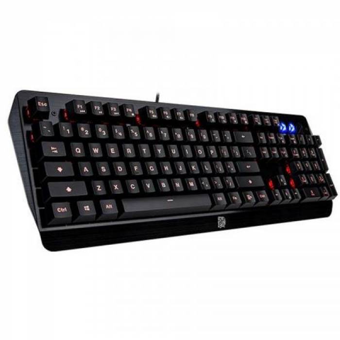 Tastatura Thermaltake Tt eSPORTS Challenger Edge, USB, Black