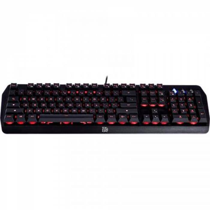 Tastatura Thermaltake Tt eSPORTS Challenger Edge, USB, Black