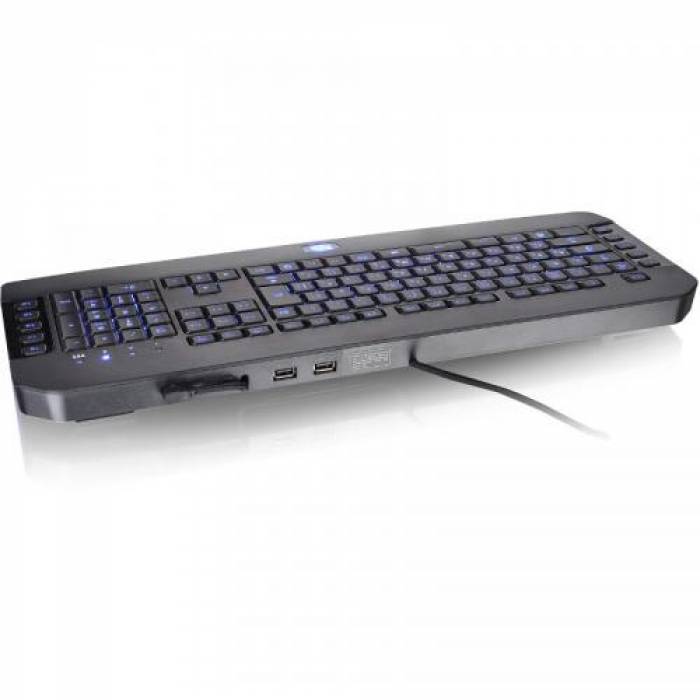 Tastatura Thermaltake Tt eSPORTS Challenger Go, USB, Black