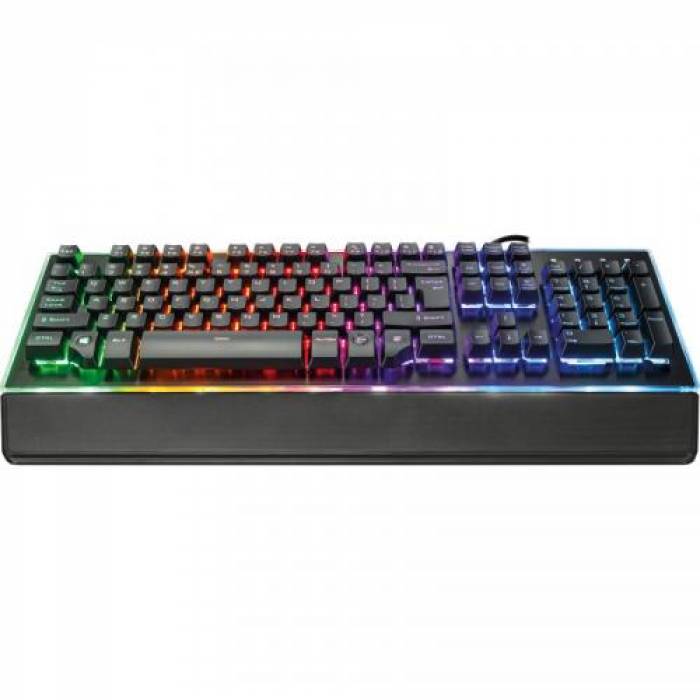 Tastatura Trust GXT 860 THURA, RGB LED, USB, Black