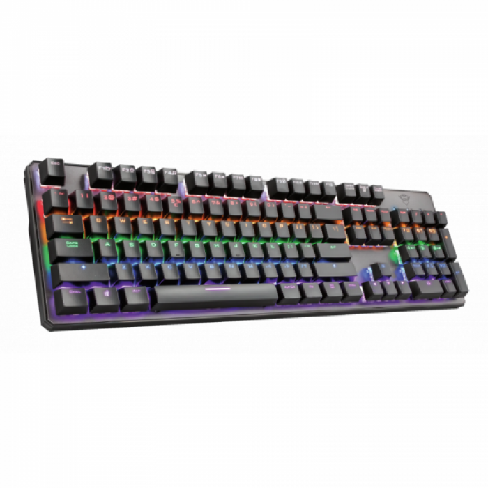 Tastatura Trust GXT 865 Asta RGB LED Mechanica, USB, Black