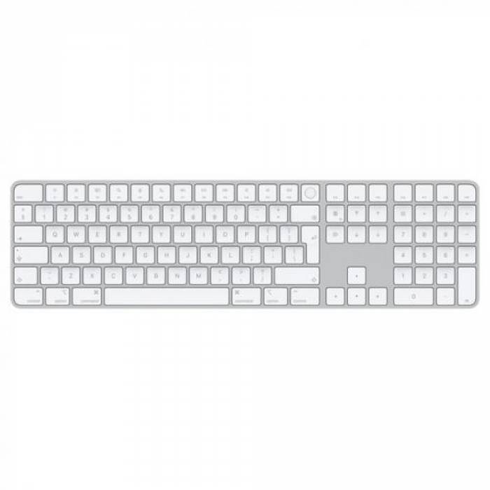 Tastatura Wireless Apple Magic, Bluetooth, White