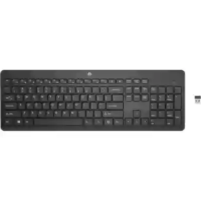 Tastatura Wireless HP 230, USB, Black