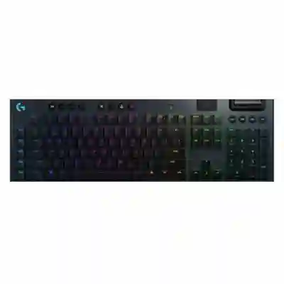 Tastatura Wireless Logitech G915 GL Tactile, RGB LED, USB, Layout US, Black