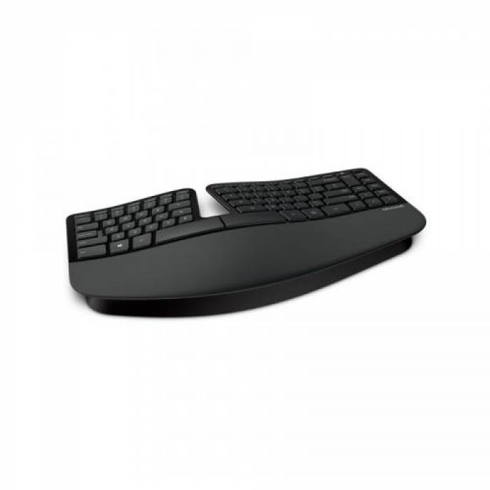 Tastatura Wireless Microsoft Sculpt Ergonomic Business, USB, Black