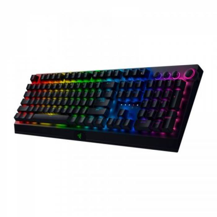 Tastatura Wireless Razer BlackWidow V3 Pro Green Switch, USB, Black