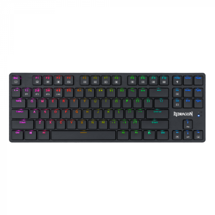 Tastatura Wireless Redragon Anubis, RGB LED, USB Wireless/Bluetooth, Black