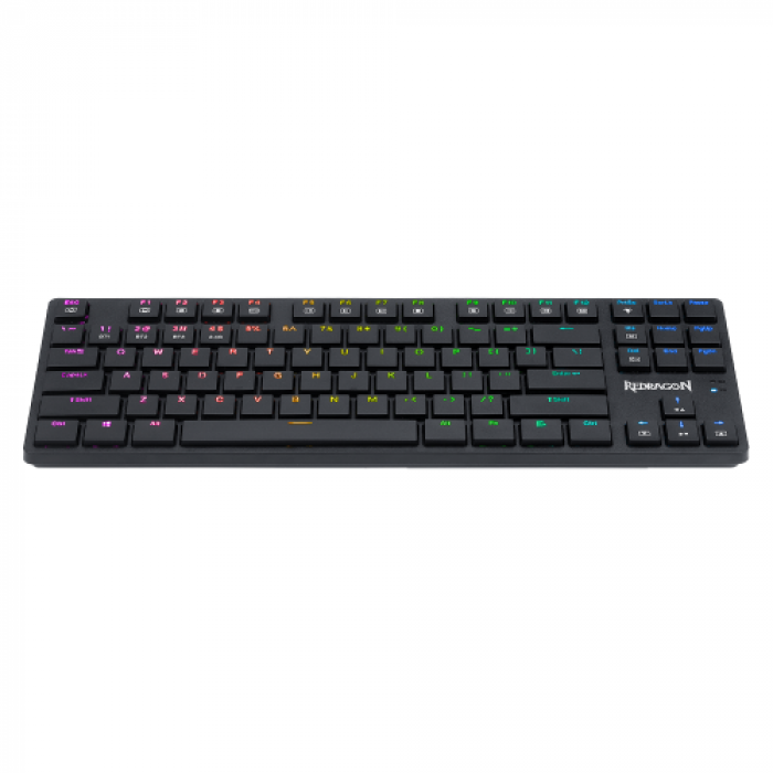 Tastatura Wireless Redragon Anubis, RGB LED, USB Wireless/Bluetooth, Black