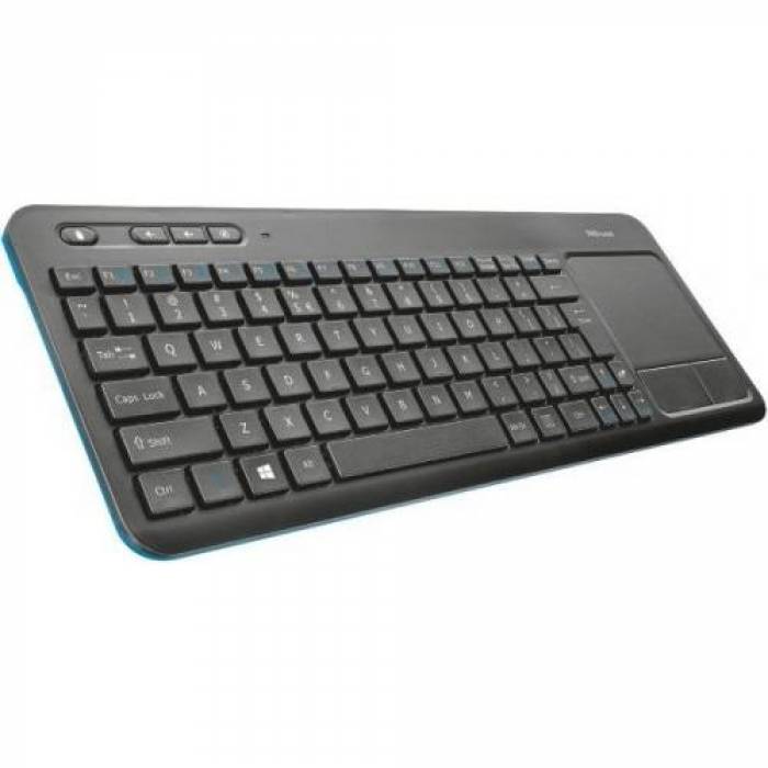 Tastatura Wireless Trust Veza, USB, Black