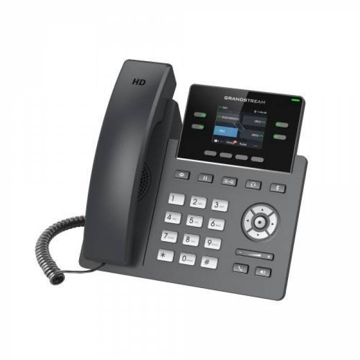 Telefon IP Grandstream Networks GRP2612, 4 lini, Black