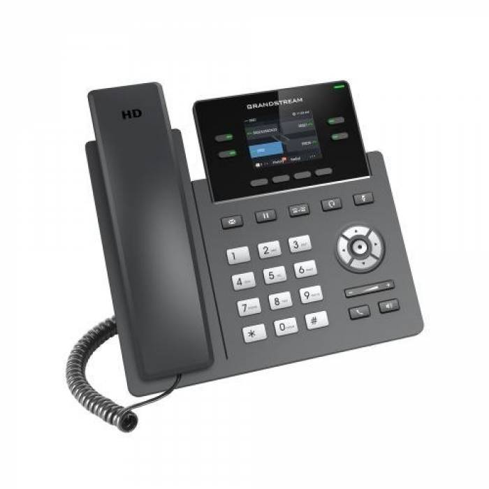 Telefon IP Grandstream Networks GRP2612, 4 lini, Black