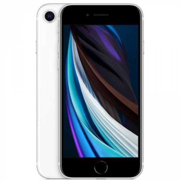 Telefon Mobil Apple iPhone SE 2 (2020) 128GB, White (Slim Box)