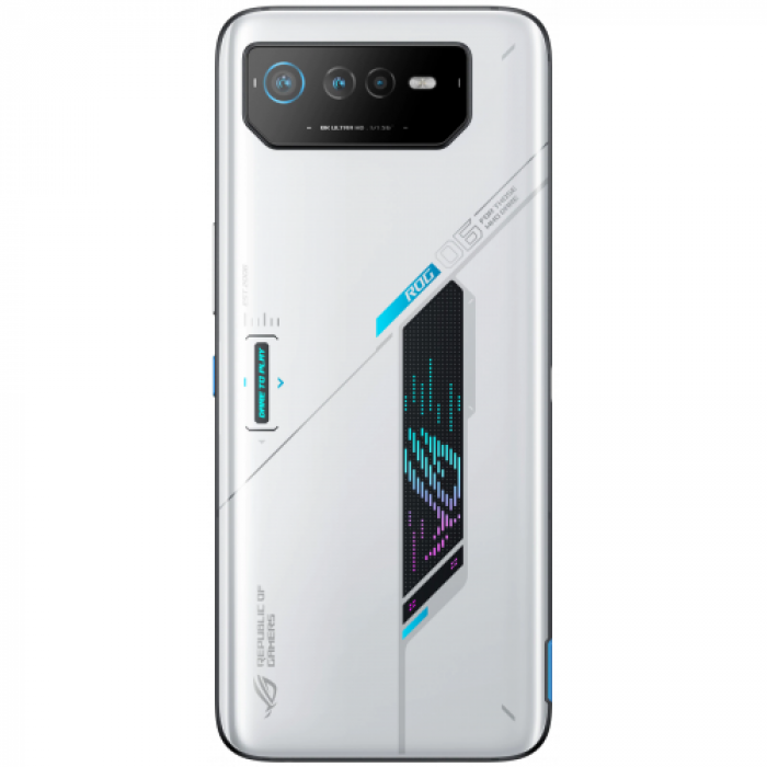 Telefon Mobil ASUS ROG Phone 6 AI2201-1D011EU, Dual SIM, 256GB, 12GB RAM, 5G, Storm White