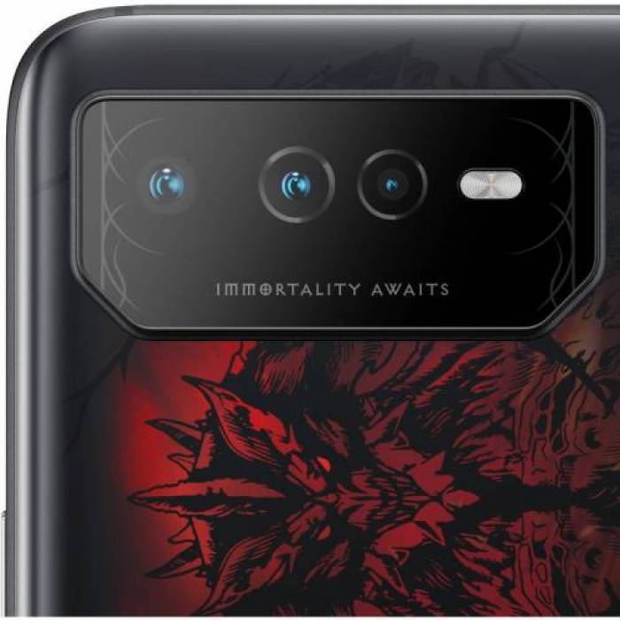 Telefon Mobil ASUS ROG Phone 6 Diablo Immortal Edition AI2201-6B082EU, Dual SIM, 512GB, 16GB RAM, 5G, Hellfire Red