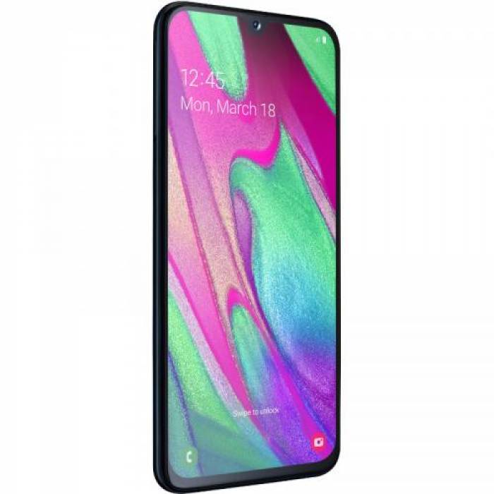 Telefon Mobil Samsung Galaxy A40 Dual SIM, 64GB, 4G, Black